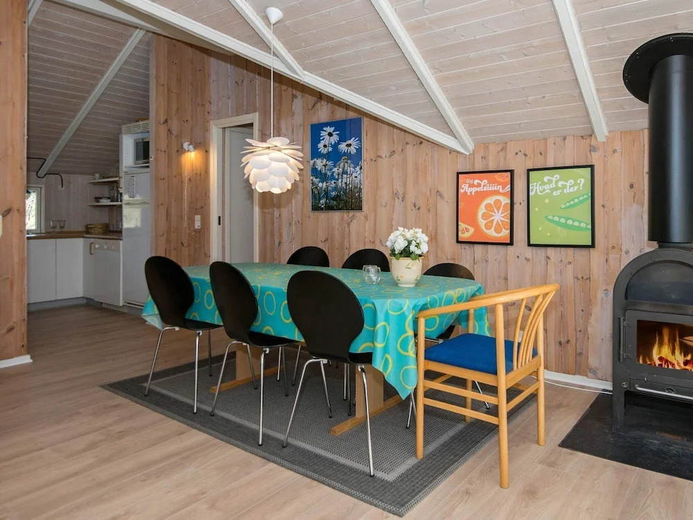 Vintage Holiday Home in Oksbøl With Sauna