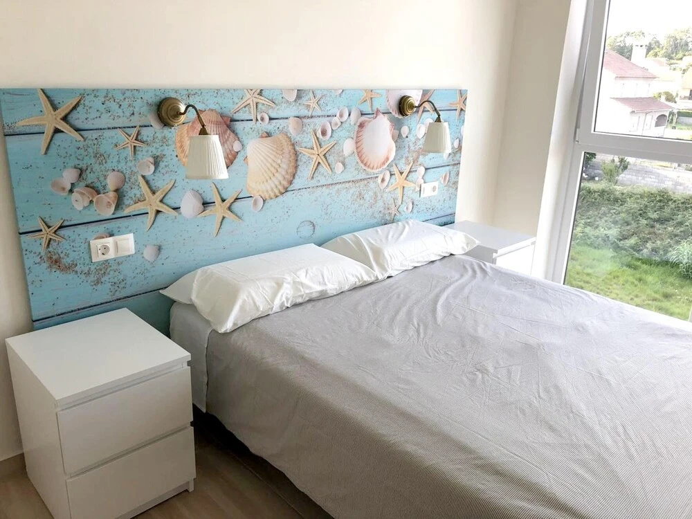Apartment With 2 Bedrooms in Illa de Arousa, With Wonderful sea View, Furnished Garden and Wifi - 600 m From the Beach