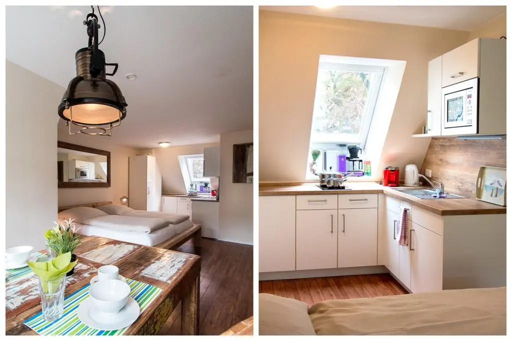 fewo1846 - Kajuete am Nordermarkt - maritim eingerichtetes Studio-Apartment im Stadtzentrum