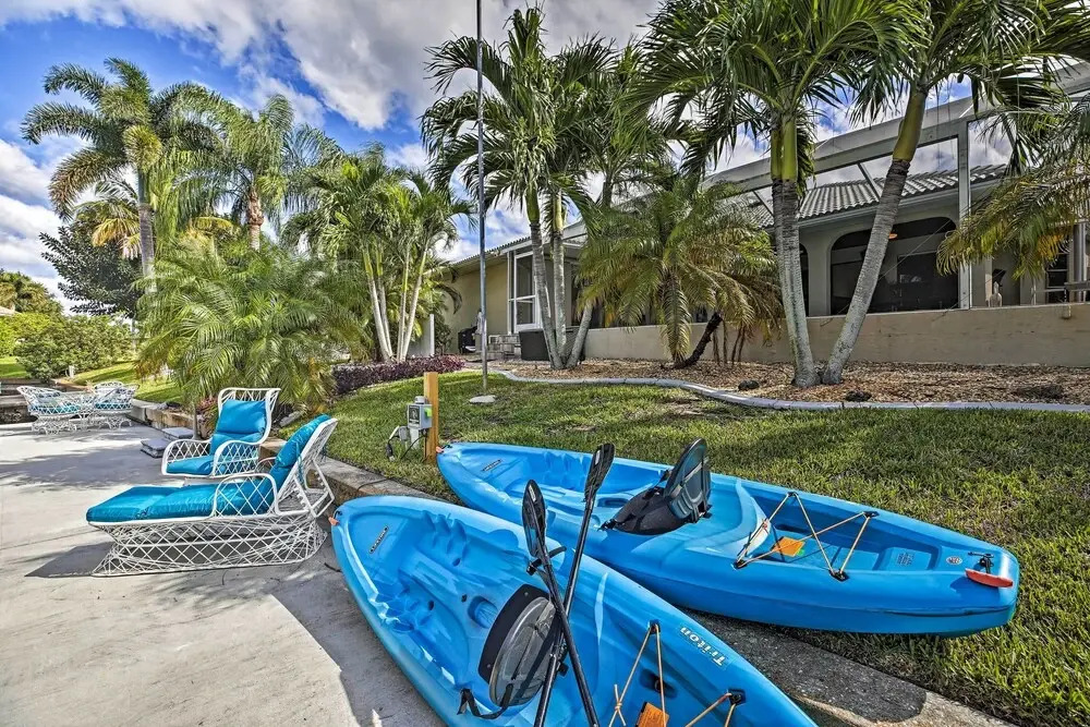 Canal Waterfront Home With Private Pool & Dock!