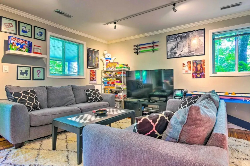 Mtn-view Gem in Lake Lure w/ Game Room & Fire Pit