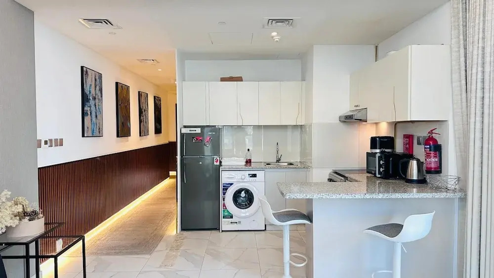 Premium 2 Bedroom with Burj Khalifa and Canal view in Millennium Binghatti Residence