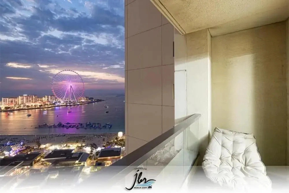 Beachside JBR Stay with Sea Views
