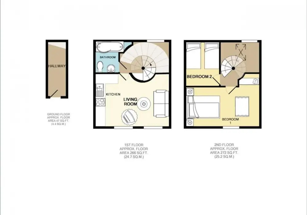 Majestic Mews Apartment Super Central Sleeps 2 to 8 Guests Free Wifi