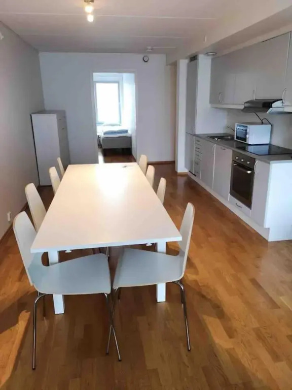 City Center Oslo Black And White Apartment