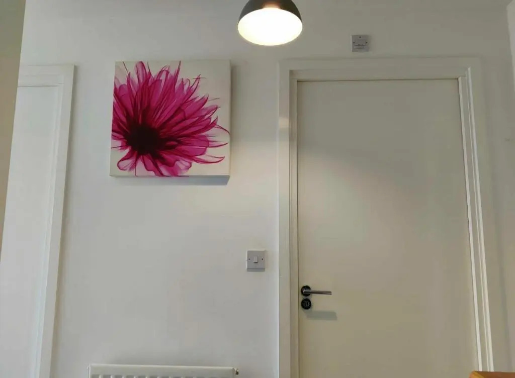 Cheerful house, private room and private shower/ toilet. comfortable king size mattress