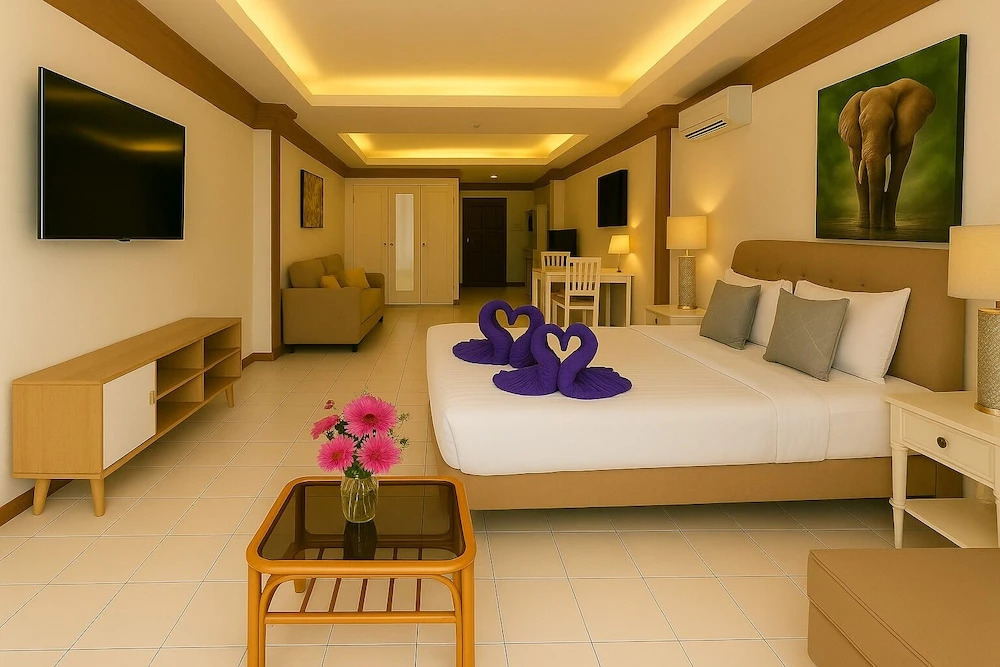 5 Star Resort - Patong Beach - 65m²-olympic Size Swimming Pool, Gym, Spa, Tennis