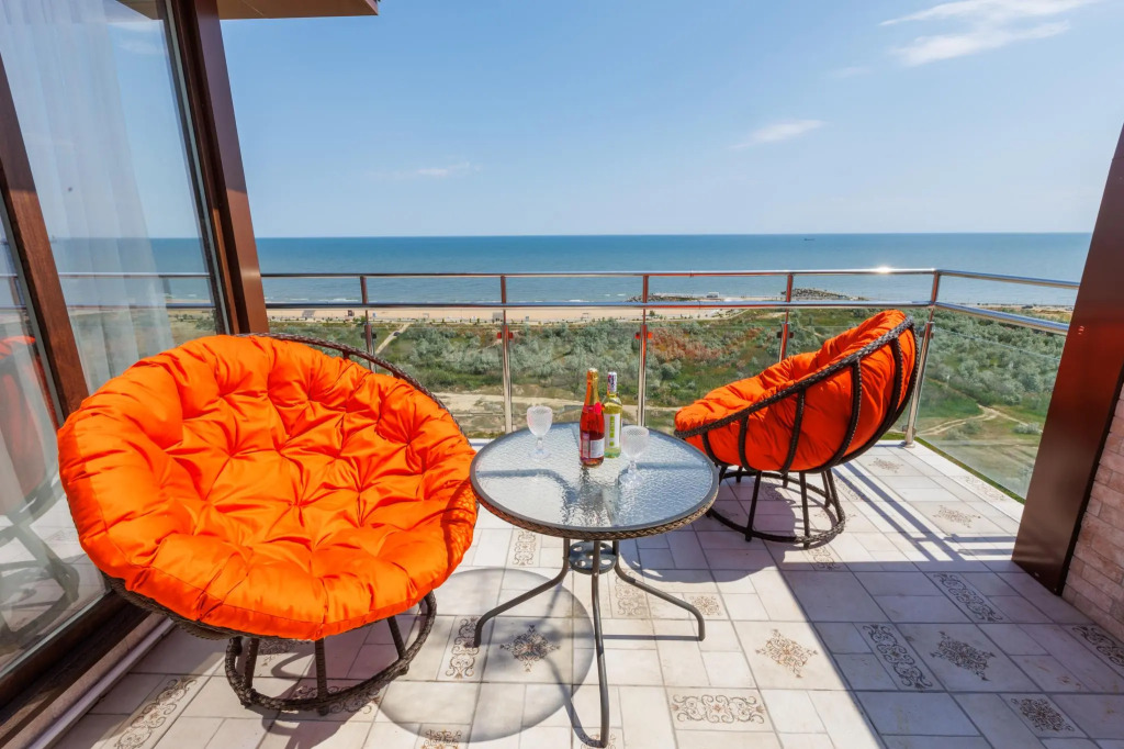 Апартаменты с 2 комнатами с балконом в Tur House
