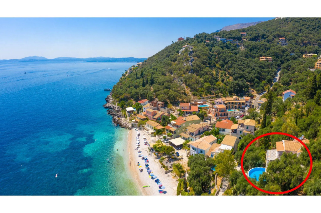 Villa Petros Large Private Pool Walk to Beach Sea Views A C Wifi Car Not Required - 180