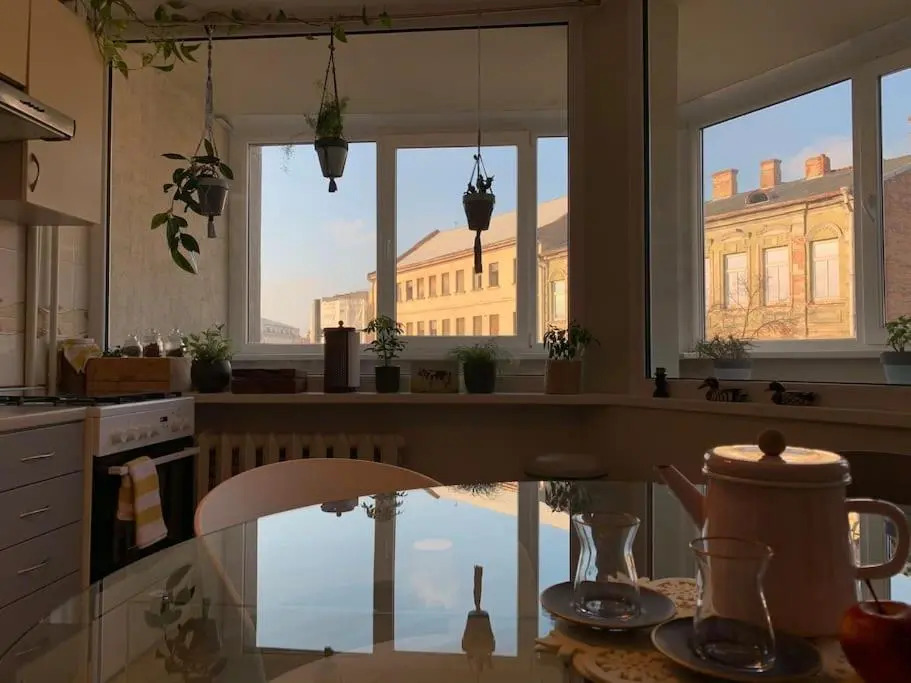 Three bedroom with two terraces for 7people+baby
