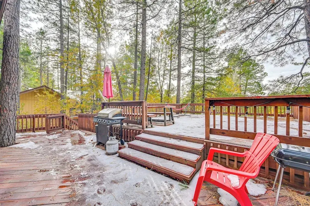 National Forest Access, Fire Pit: Munds Park Home
