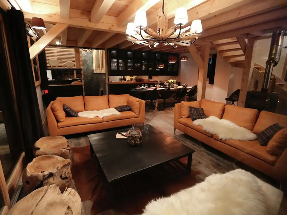 Luxury Chalet in Valloire With Wood Burning Stove and spa
