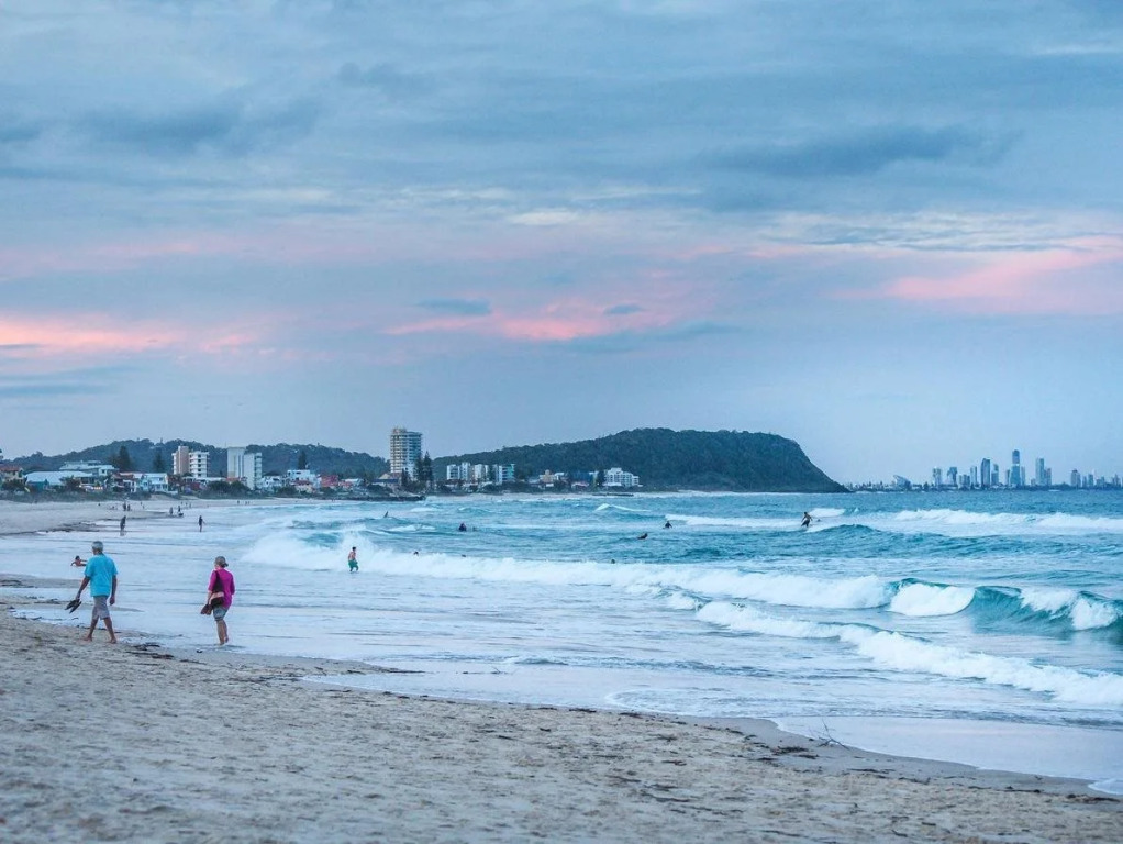 Currumbin Sands On The Beach