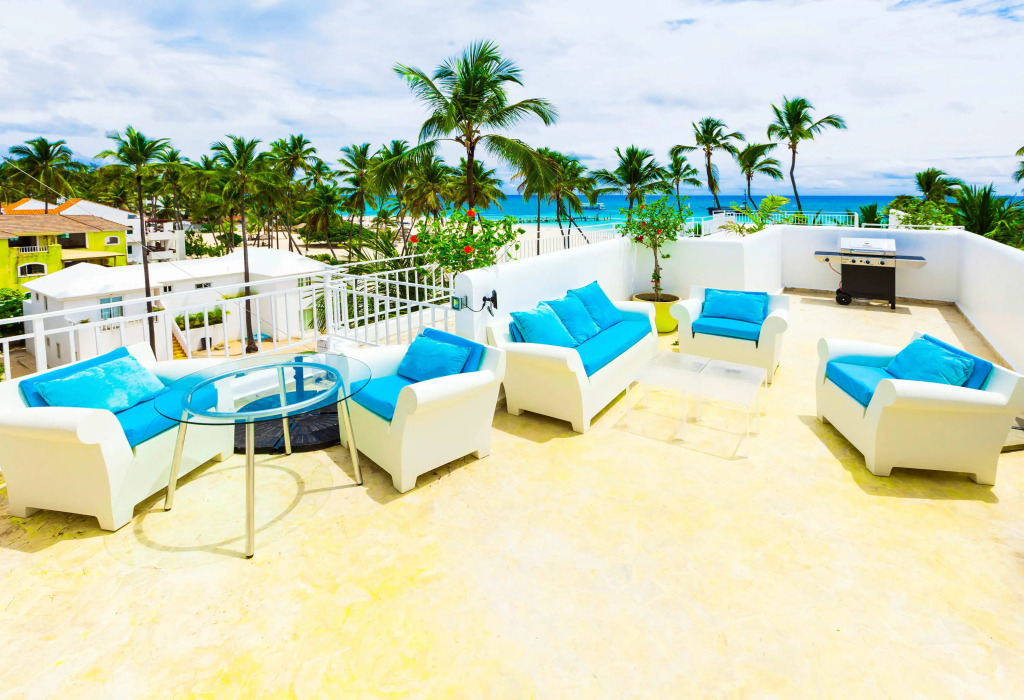 Punta Cana Beachfront Apartment with BBQ & Private Terrace