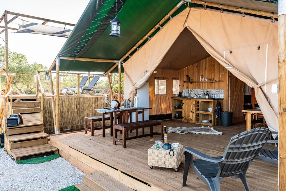 Safari Tent With Private Pool in Albufeira