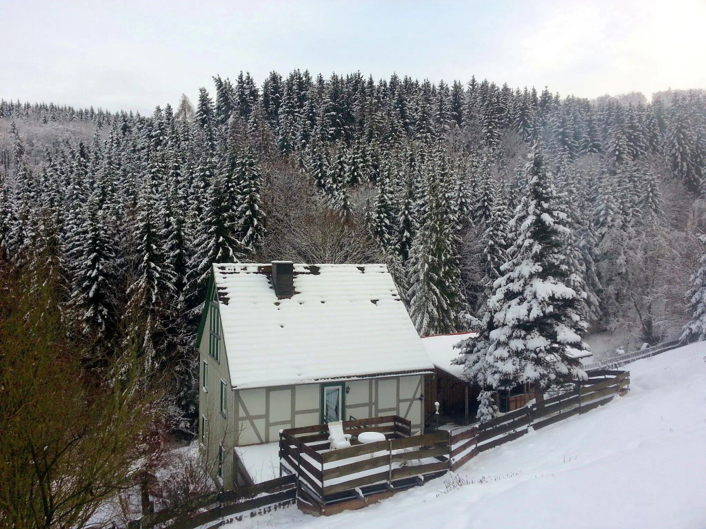 Beautiful apartment in the romantic Bode Gorge directly on the edge of the forest with fireplace