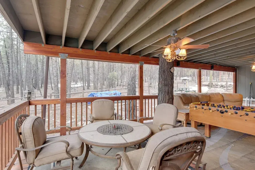Near Hiking & Golfing: Munds Park Cabin w/ Deck!