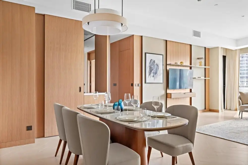 Luxurious 3-bedroom Apartment Facing Burj Khalifa in The Address Dubai Opera