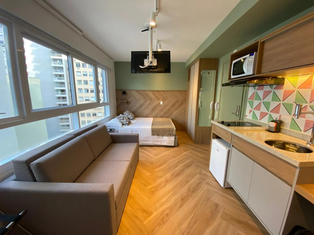 360 Suítes Consolação - Apartamentos mobiliados