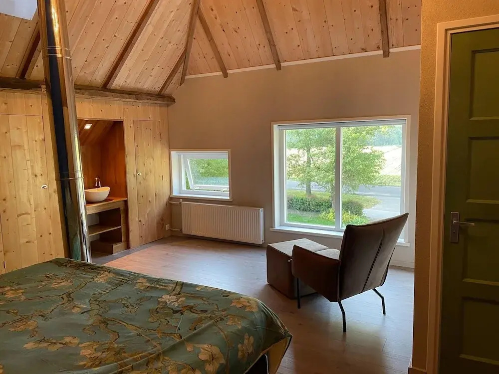 Holiday home in Schoonloo with balcony terrace