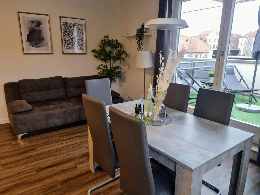 Leipzig Residenz Goethe Apartment mit Whirlpool und 2 Dachterrassen