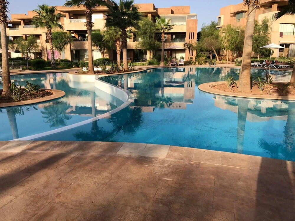 Apartment With 2 Bedrooms in Marrakech, Ménara, With Shared Pool, Enclosed Garden and Wifi