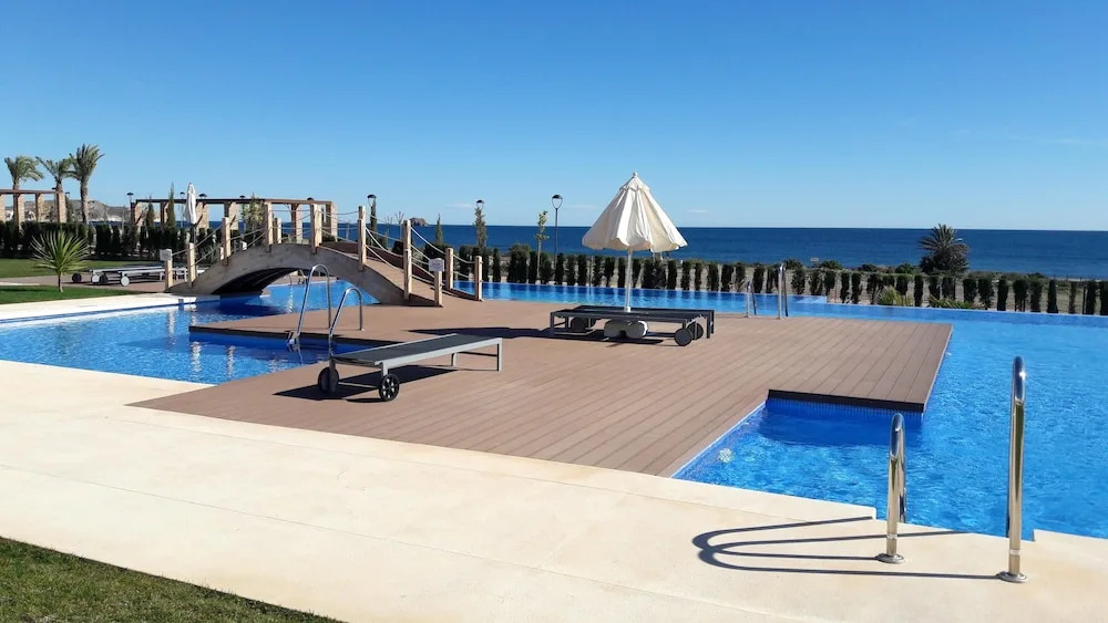 Apartment With 2 Bedrooms in San Juan de los Terreros, With Wonderful sea View, Shared Pool, Enclosed Garden - 100 m From the Beach