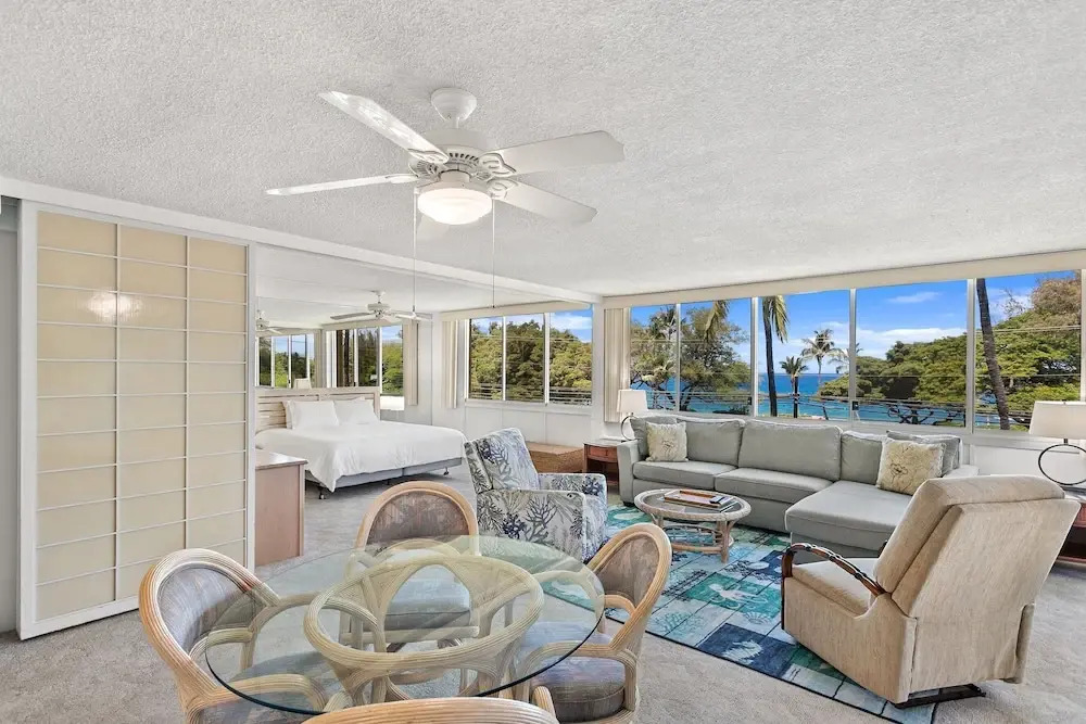 Haleakala Shores A-301 - Golden Sand Beaches, Ocean Views, Sleeps 6, Split AC!