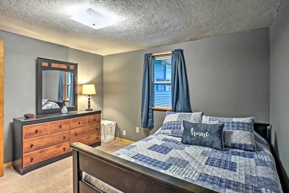 Boat Dock, Game Room: Lakefront Sunrise Beach Home