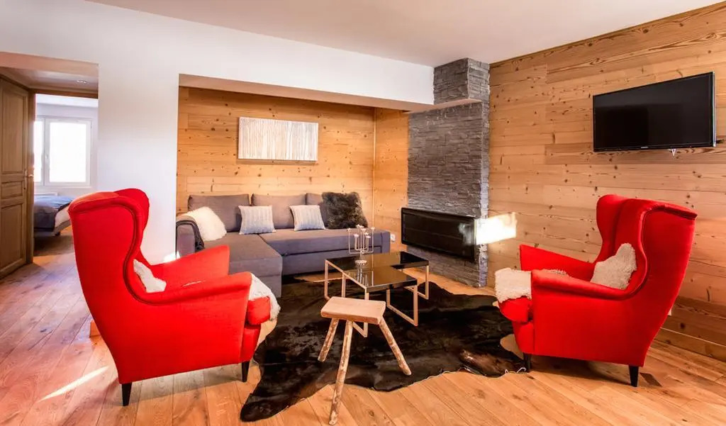 Appartement Chic En Pied de Pistes En Plein Centre de Station
