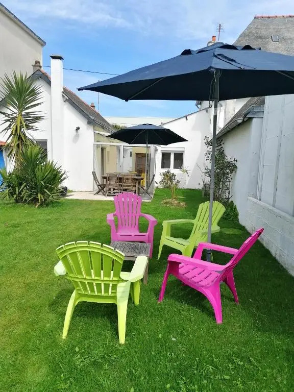 Maison de 3 chambres a Larmor Plage a 400 m de la plage avec jardin clos et wifi