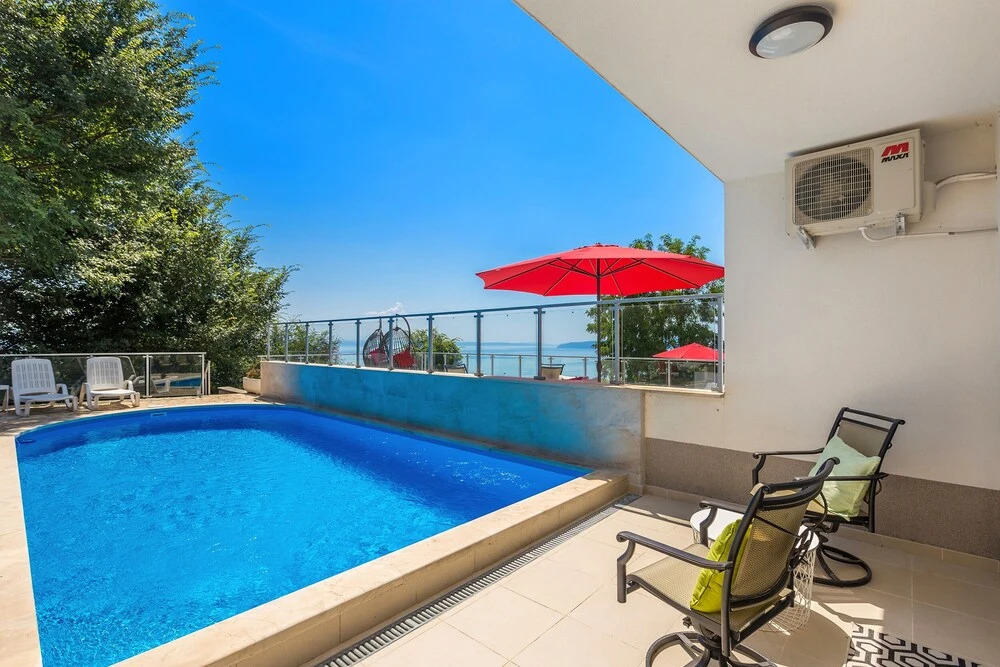 Villa Milli with panoramic sea view