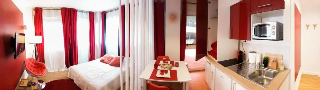 Studio rouge Ramblas Centre Toulouse