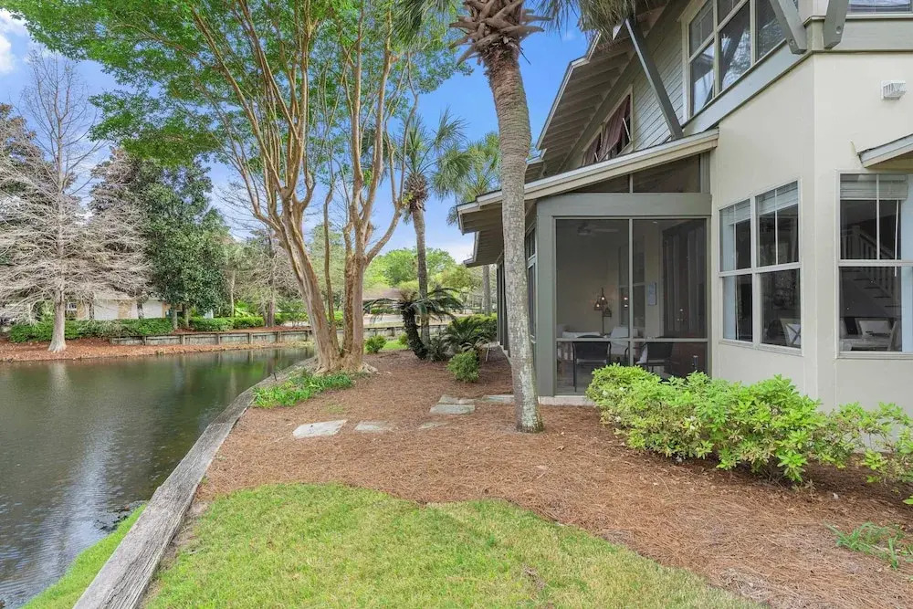 Serene Pondfront Stay w/ View, Pool Access, & Walk to Baytowne Wharf