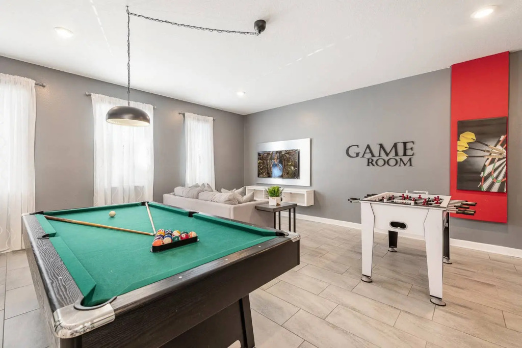 Premium home with game room and private pool