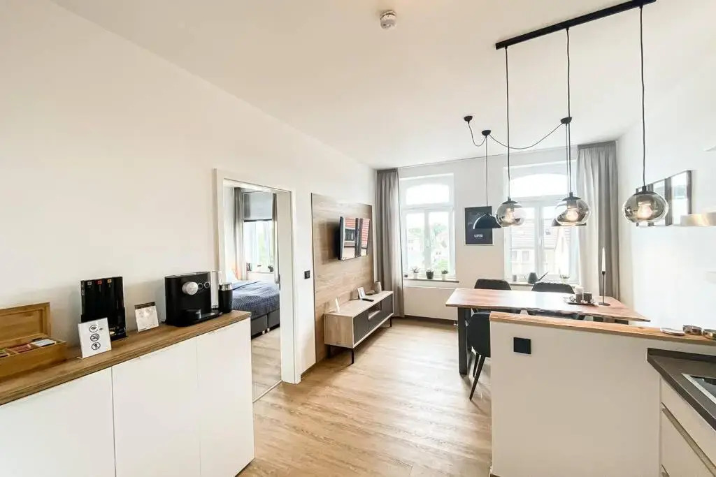 Luxus-Apartment in Leipzig mit Privat-Parkplatz