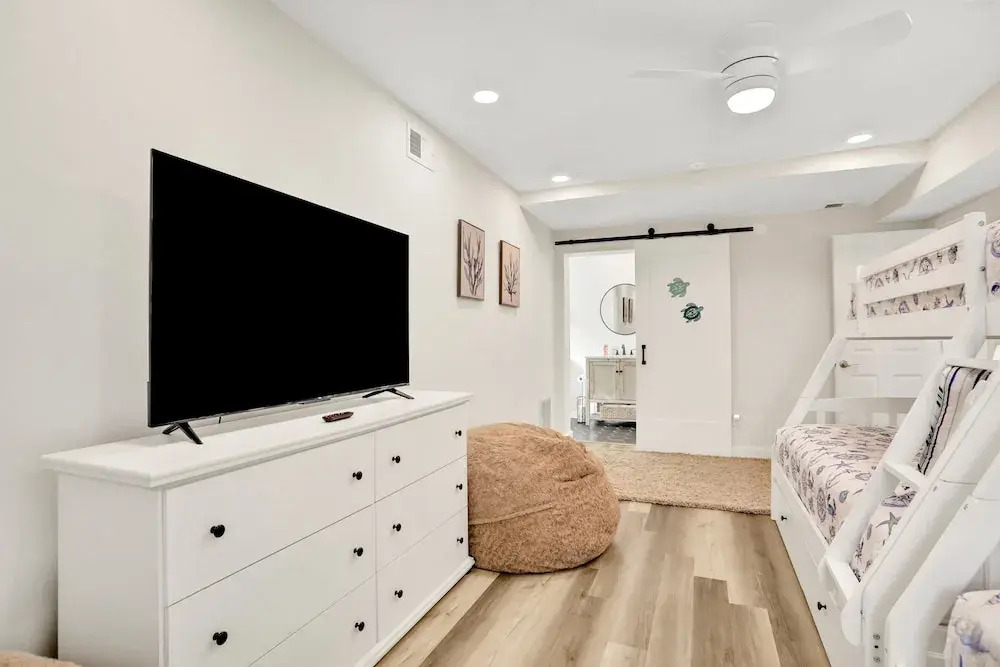 Updated Home Across From Beach With Covered Balcony, Central AC, & Washer/dryer