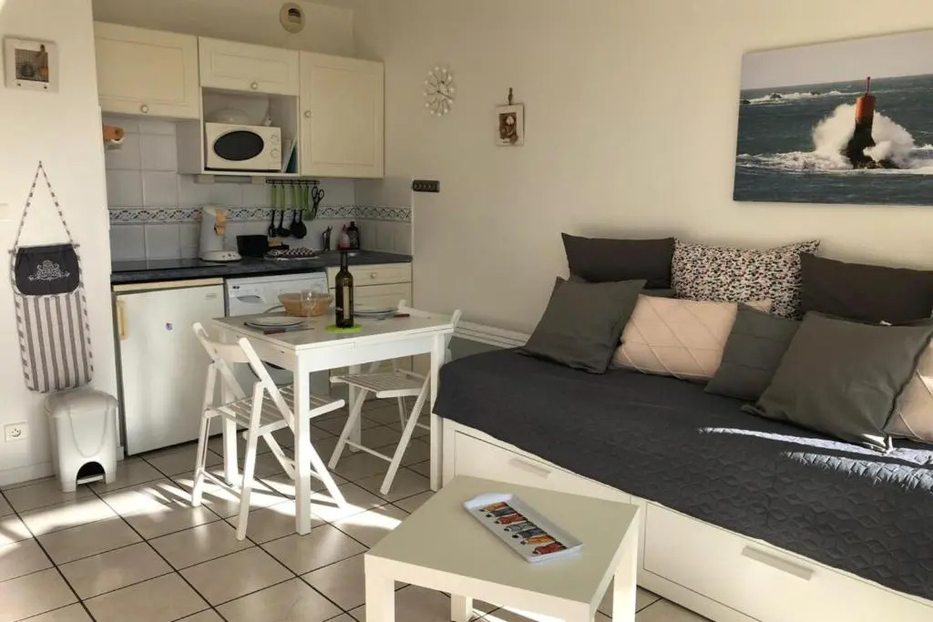 Studio cabine Méga cosy – Bord de mer - Terrasse