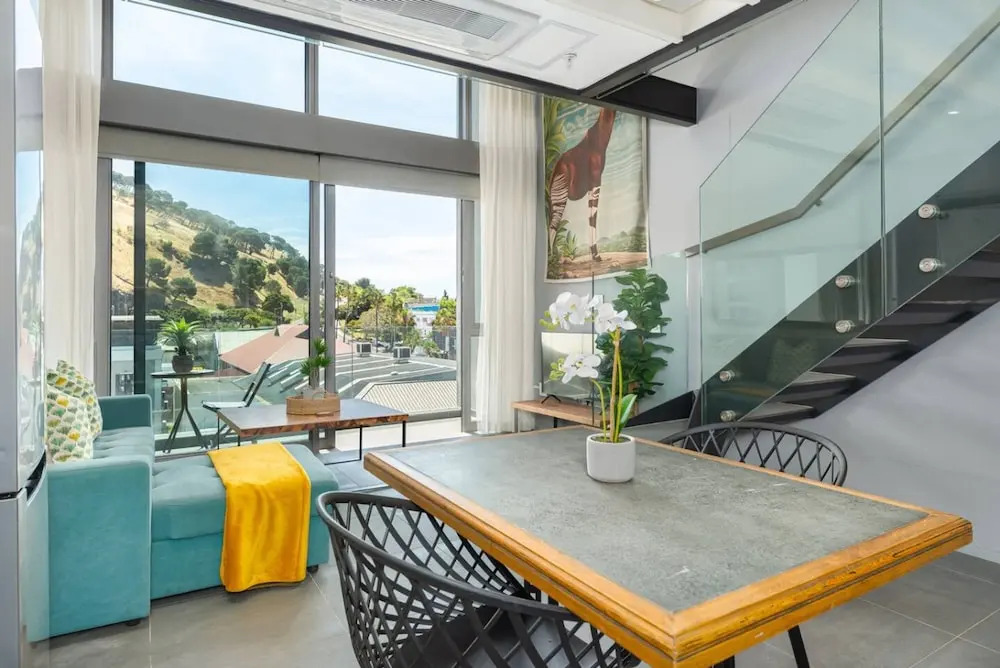 Stylish 1-bed Secure BBQ Panoramic Mountain Views