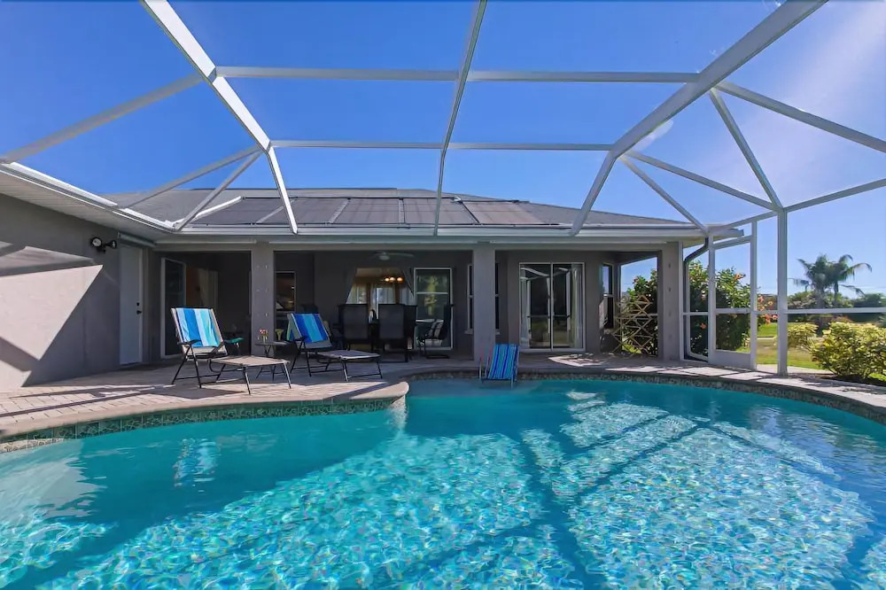 Canalfront Cape Coral Haven with Pool and Dock!