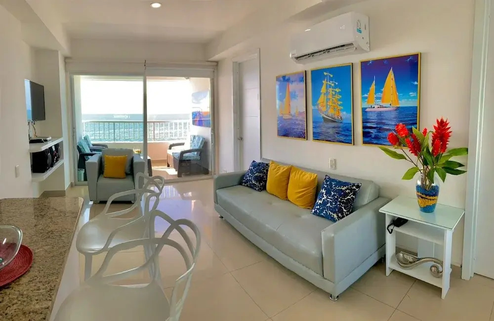 Apartment P1-6 Facing the sea With Pool and Wifi