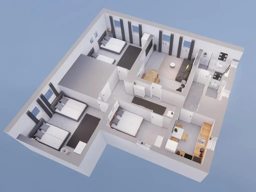 Hamburg Altona - 3 Bedrooms for up to 10
