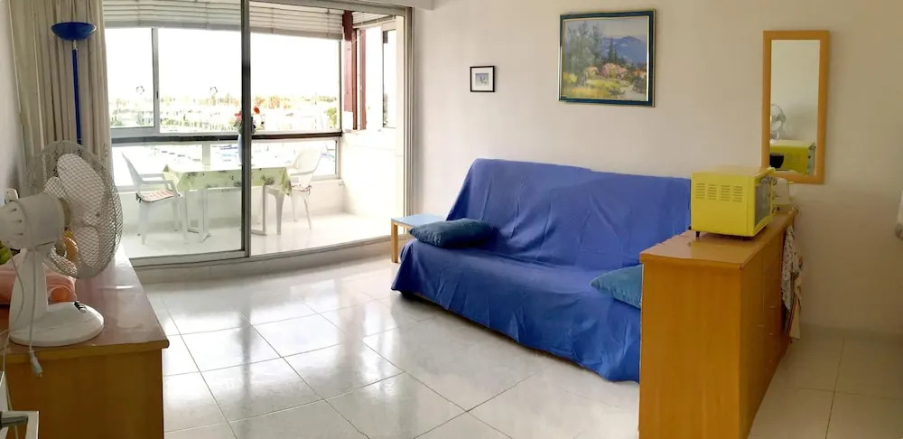 Studio in Cap D'agde, With Wonderful sea View and Furnished Balcony -