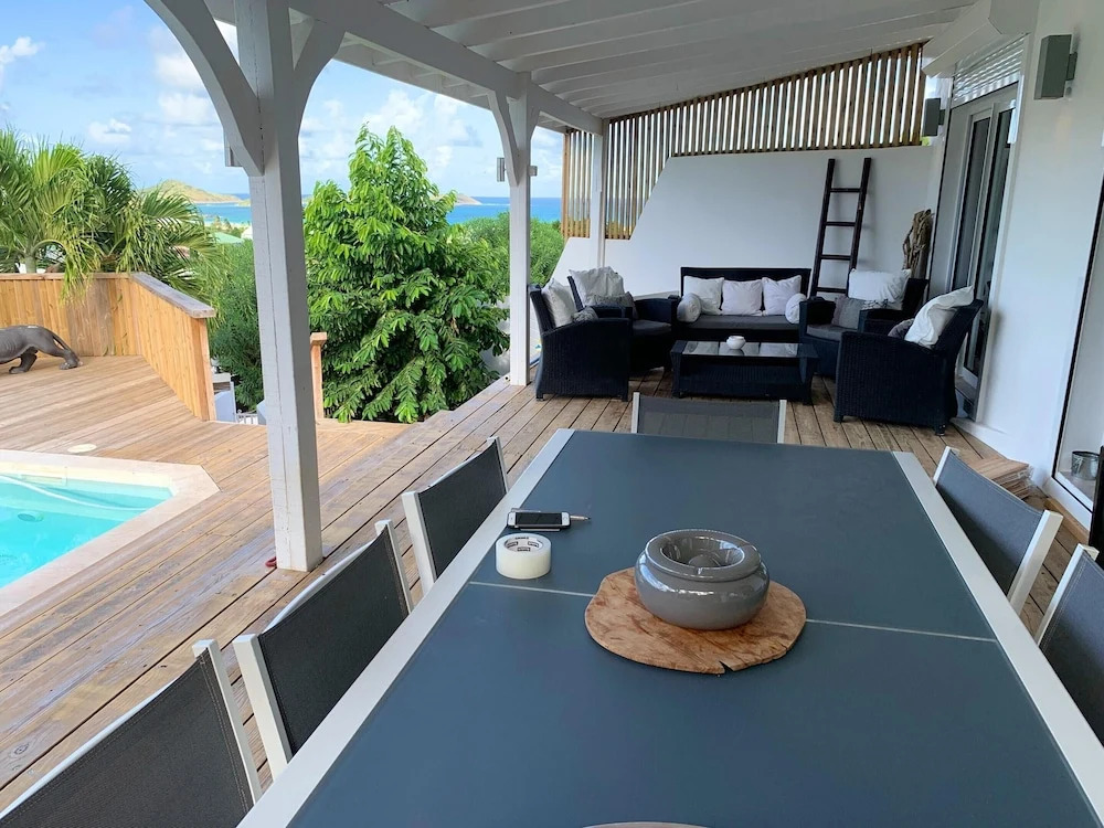 Villa With 5 Bedrooms in Saint Martin, With Wonderful sea View, Private Pool and Terrace - 500 m From the Beach