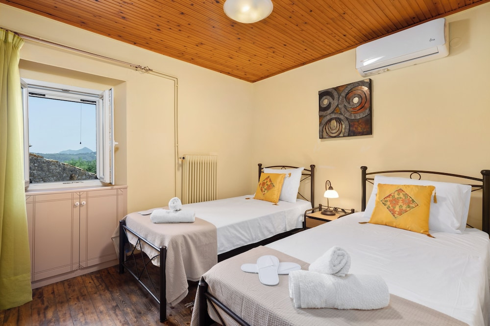 Charming Villa in a traditional village, 3 km from the beach of Agios Gordios