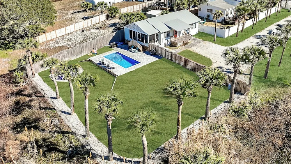 Dog Friendly + Private Pool; 0.1 Miles to the Beach!