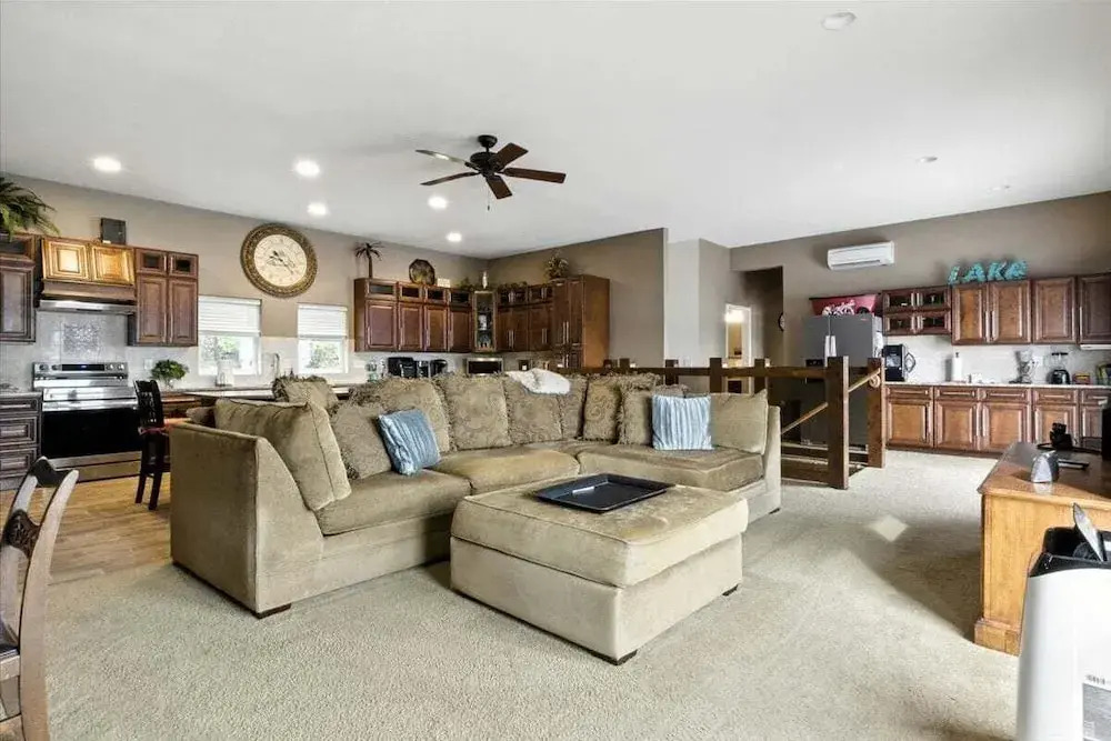Lakefront Home w/ Double Deck, Slip, Firepit & Game Room