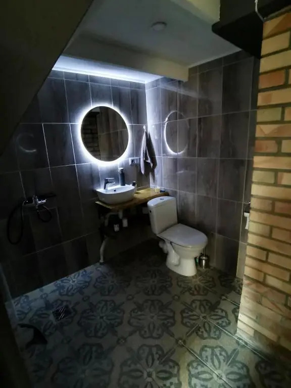 Two story tiny house