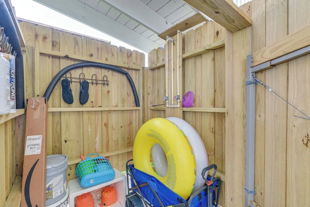 Furnished Deck + Ocean Views: Surfside Beach Home