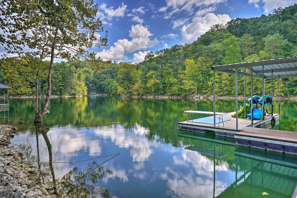 Caryville Home w/ Private Dock & Norris Lake Views